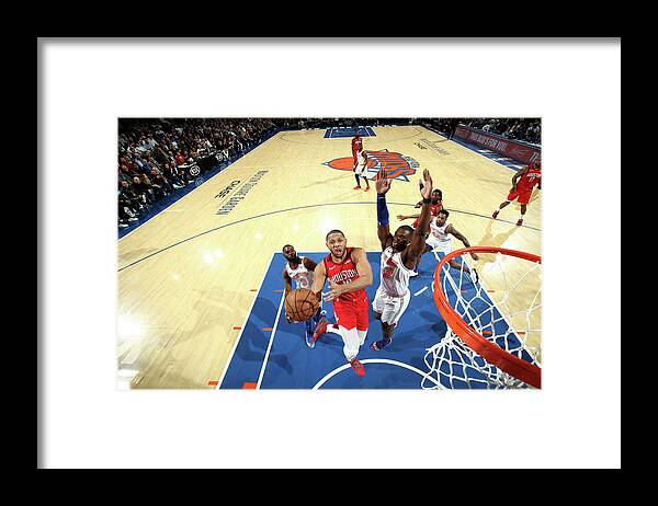 Nba Pro Basketball Framed Print featuring the photograph Eric Gordon by Nathaniel S. Butler