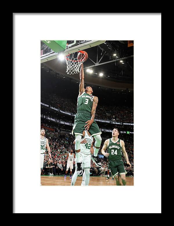 Playoffs Framed Print featuring the photograph George Hill by Nathaniel S. Butler