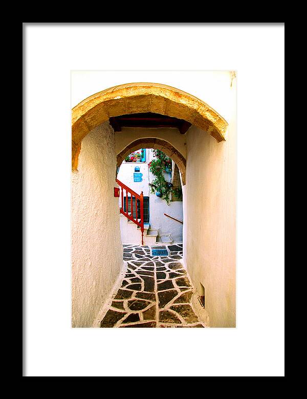 Travel Framed Print featuring the photograph Greece #3 by Claude Taylor