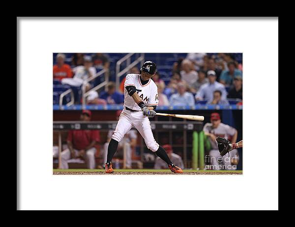 People Framed Print featuring the photograph Ichiro Suzuki and Babe Ruth #3 by Rob Foldy