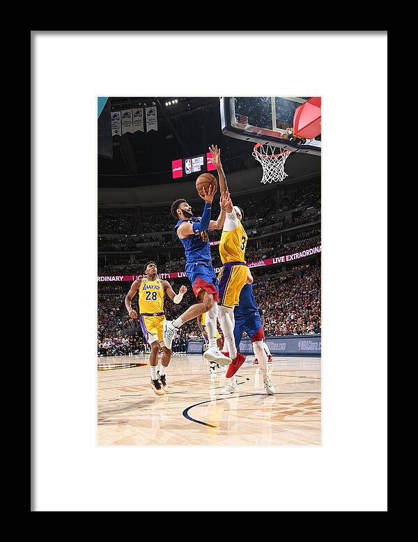 Playoffs Framed Print featuring the photograph Jamal Murray by Andrew D. Bernstein