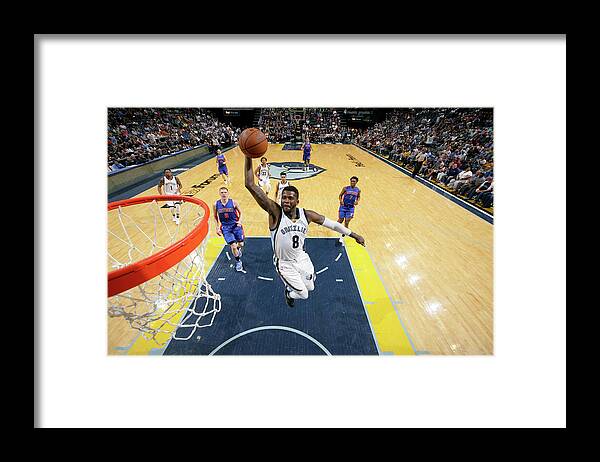 Nba Pro Basketball Framed Print featuring the photograph James Ennis by Joe Murphy