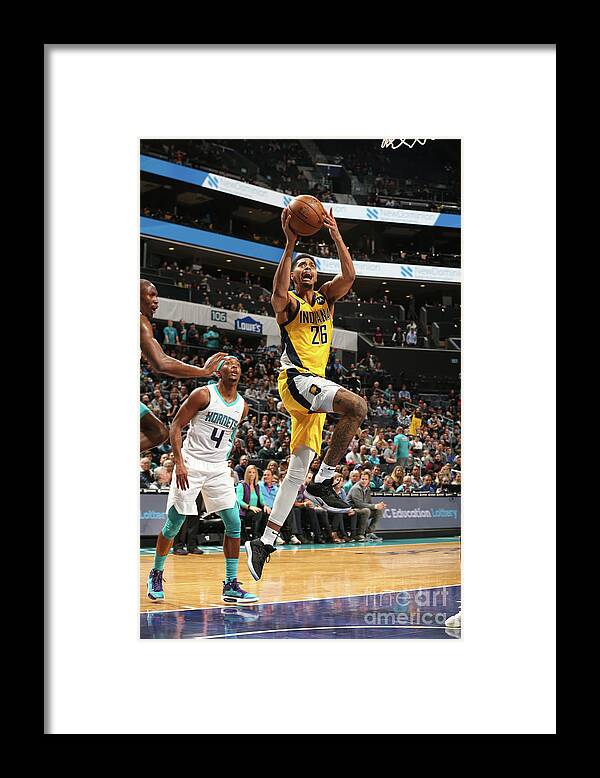 Nba Pro Basketball Framed Print featuring the photograph Jeremy Lamb by Kent Smith