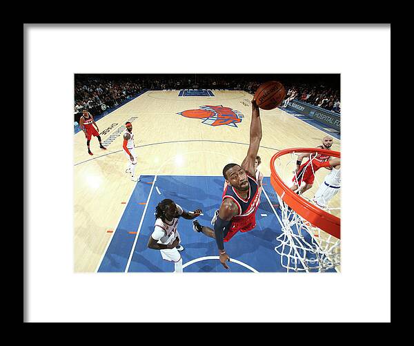 Nba Pro Basketball Framed Print featuring the photograph John Wall by Nathaniel S. Butler
