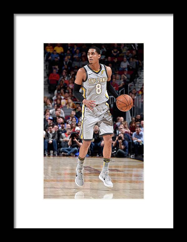 Nba Pro Basketball Framed Print featuring the photograph Jordan Clarkson by David Liam Kyle