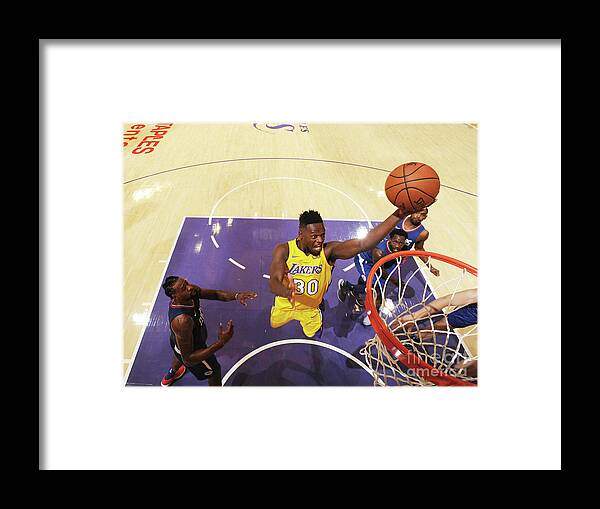 Julius Randle Framed Print featuring the photograph Julius Randle by Andrew D. Bernstein
