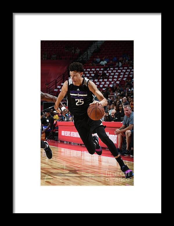 Nba Pro Basketball Framed Print featuring the photograph Justin Jackson by Garrett Ellwood