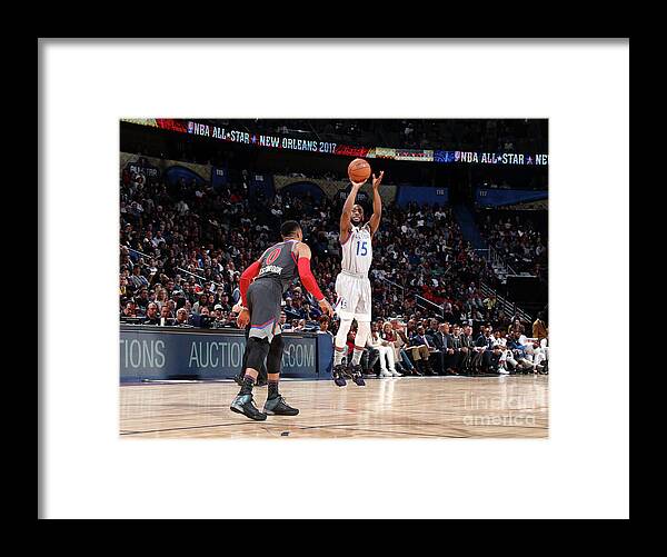 Kemba Walker Framed Print featuring the photograph Kemba Walker by Nathaniel S. Butler