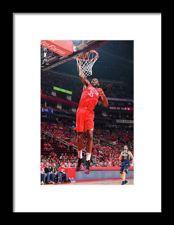Playoffs Framed Print featuring the photograph Kenneth Faried by Bill Baptist