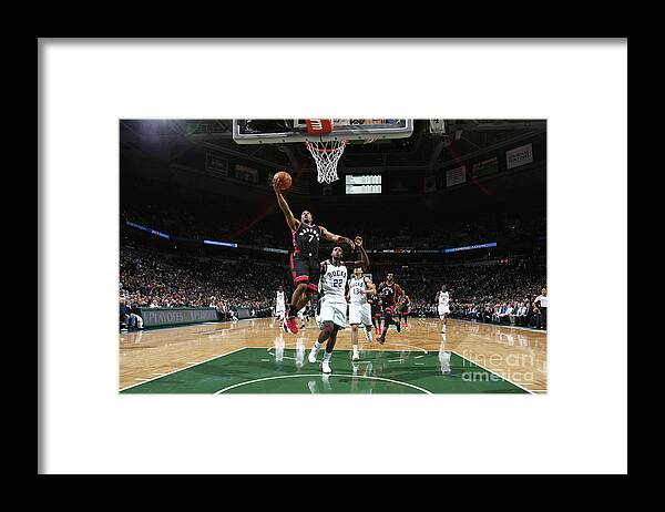 Kyle Lowry Framed Print featuring the photograph Kyle Lowry #3 by Nathaniel S. Butler