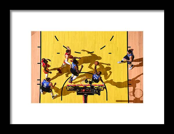 Kyrie Irving Framed Print featuring the photograph Kyrie Irving #3 by Garrett Ellwood