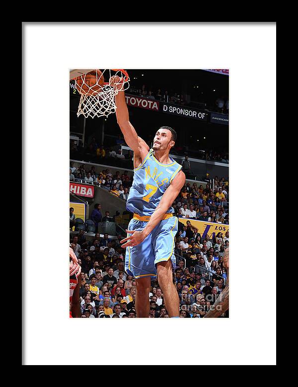 Nba Pro Basketball Framed Print featuring the photograph Larry Nance by Andrew D. Bernstein
