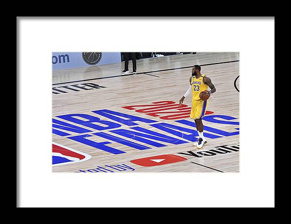 Playoffs Framed Print featuring the photograph Lebron James by Fernando Medina