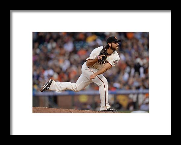 San Francisco Framed Print featuring the photograph Madison Bumgarner by Thearon W. Henderson