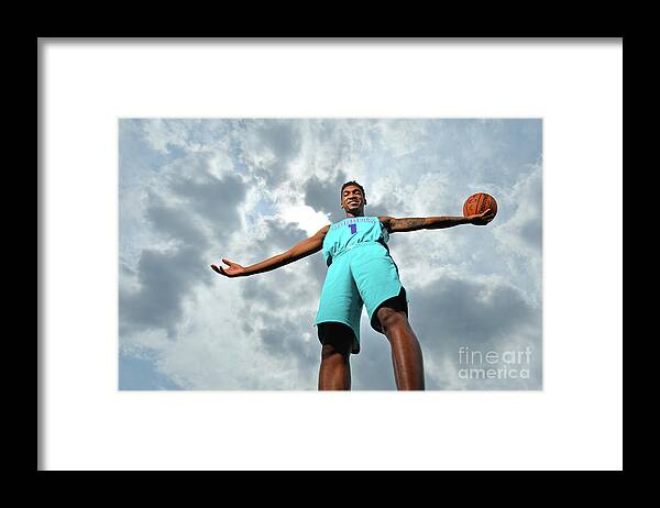 Nba Pro Basketball Framed Print featuring the photograph Malik Monk by Jesse D. Garrabrant