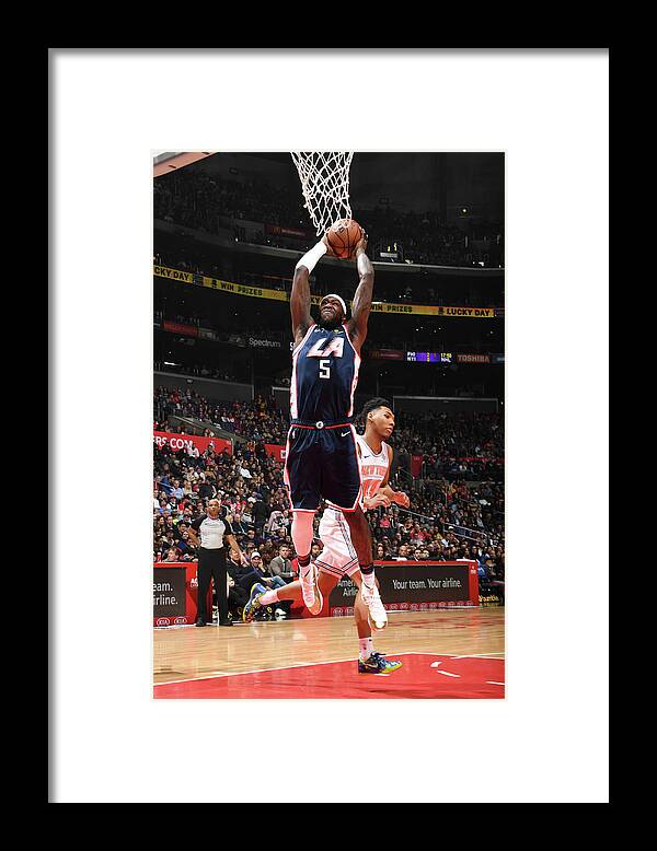 Montrezl Harrell Framed Print featuring the photograph Montrezl Harrell by Andrew D. Bernstein