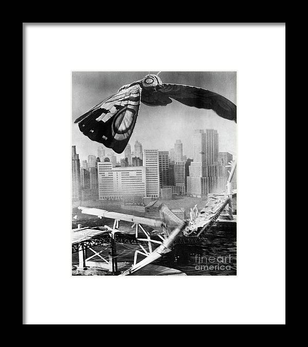 1961 Framed Print featuring the photograph Mothra, 1961 #3 by Granger