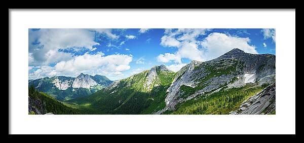Canada Framed Print featuring the photograph Mountain Landscape by Rick Deacon
