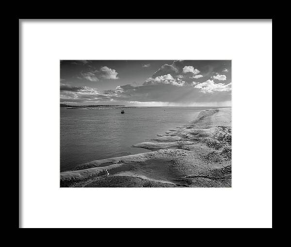 4x3 Framed Print featuring the photograph Mouth of the Dovey #3 by Mark Llewellyn