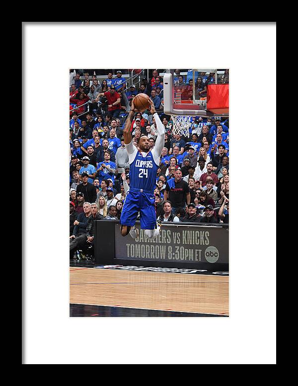 Norman Powell Framed Print featuring the photograph Norman Powell #3 by Andrew D. Bernstein