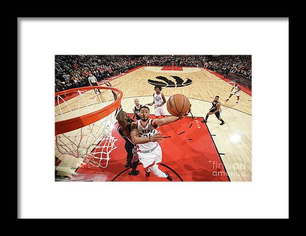Norman Powell Framed Print featuring the photograph Norman Powell by Ron Turenne
