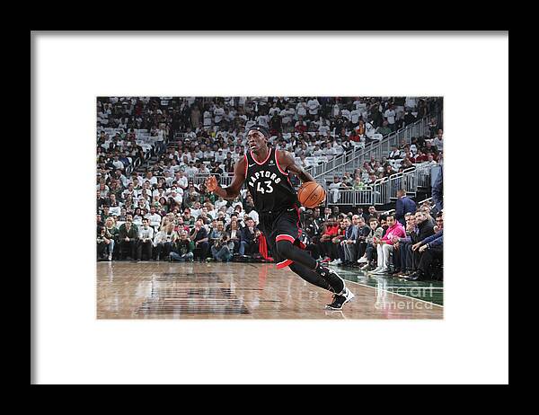 Pascal Siakam Framed Print featuring the photograph Pascal Siakam #3 by Nathaniel S. Butler
