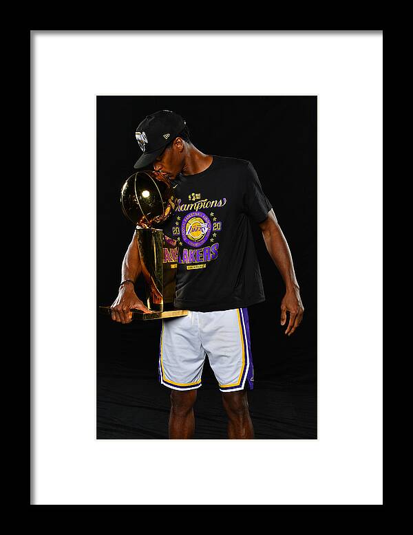 Playoffs Framed Print featuring the photograph Rajon Rondo by Jesse D. Garrabrant