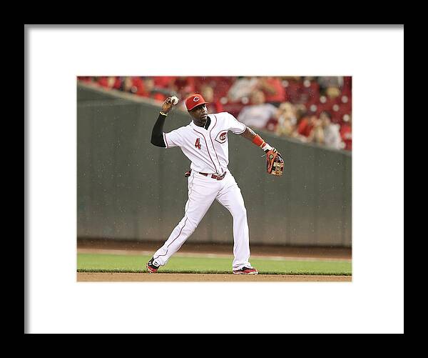 Great American Ball Park Framed Print featuring the photograph Red Phillips by Andy Lyons