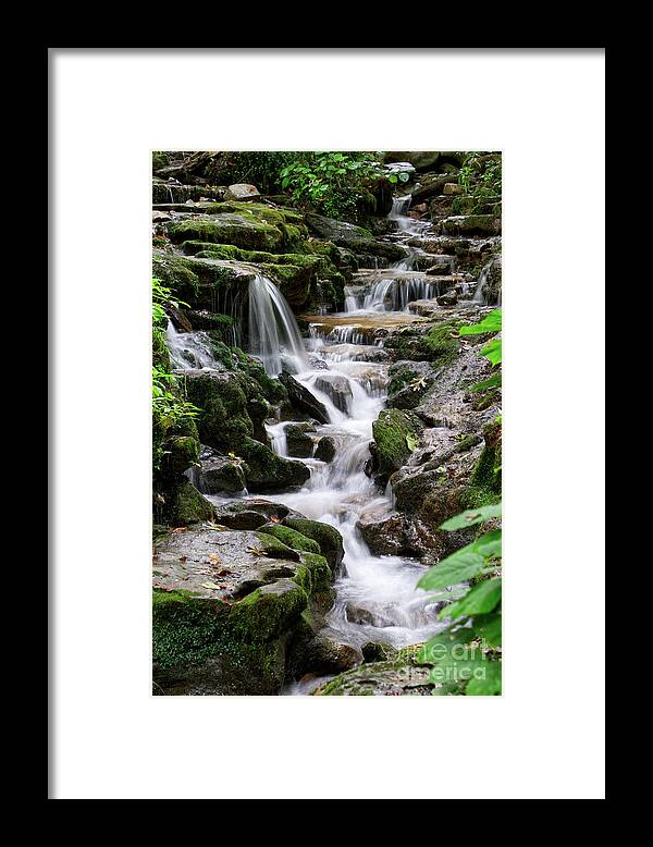 Water Framed Print featuring the photograph Running Water by Phil Perkins