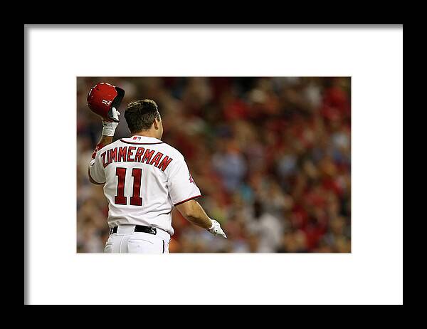 People Framed Print featuring the photograph Ryan Zimmerman by Patrick Smith