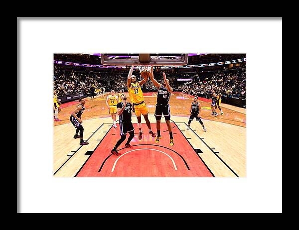 Nba Pro Basketball Framed Print featuring the photograph Sacramento Kings v Los Angeles Lakers #3 by Adam Pantozzi