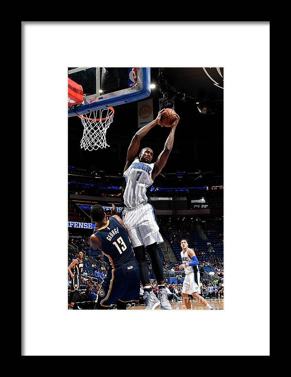 Serge Ibaka Framed Print featuring the photograph Serge Ibaka #3 by Fernando Medina