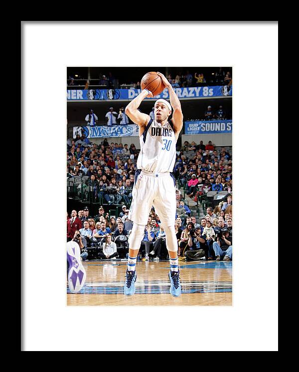 Seth Curry Framed Print featuring the photograph Seth Curry #3 by Danny Bollinger
