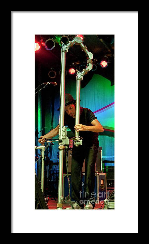 2011 Framed Print featuring the photograph That 1 Guy at Gathering of the Vibes - Mike Silverman #3 by David Oppenheimer