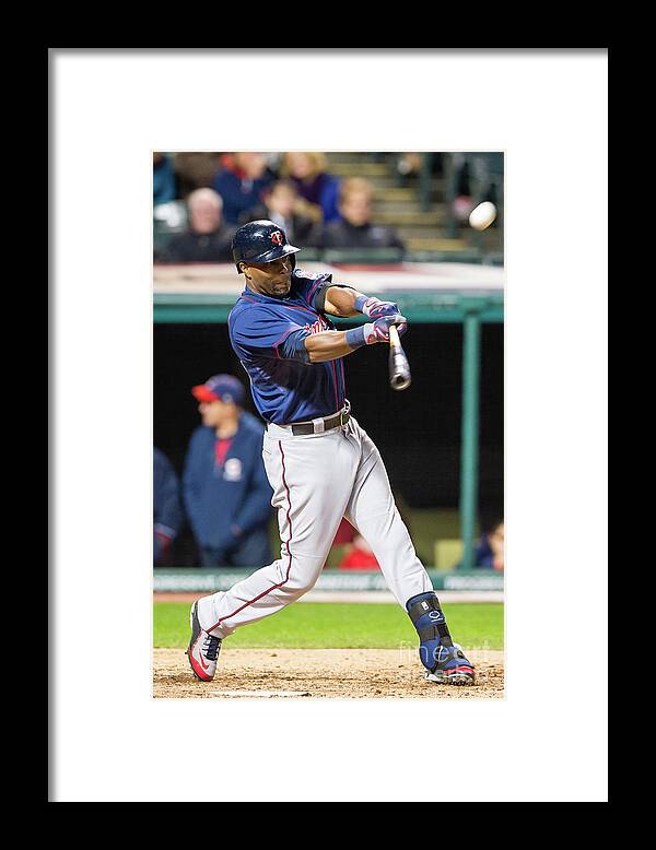 Game Two Framed Print featuring the photograph Torii Hunter #3 by Jason Miller