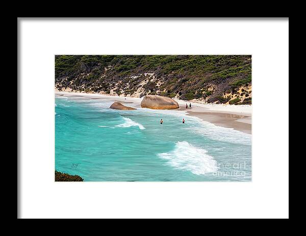 Albany Framed Print featuring the photograph Two People's Bay, Albany, Western Australia by Elaine Teague