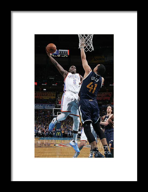 Victor Oladipo Framed Print featuring the photograph Victor Oladipo by Layne Murdoch