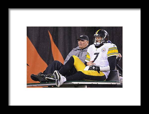 Playoffs Framed Print featuring the photograph Wild Card Round - Pittsburgh Steelers v Cincinnati Bengals #3 by Andy Lyons