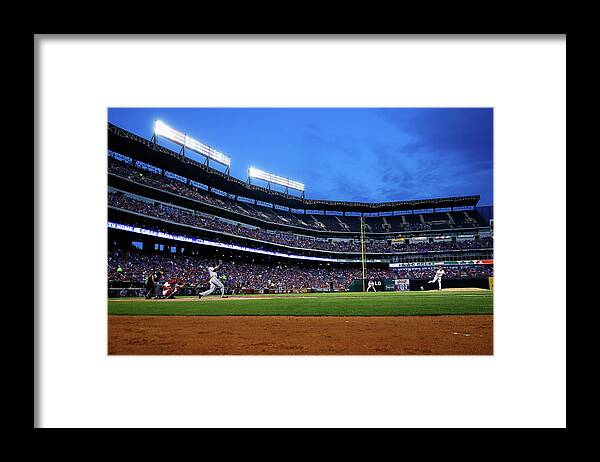American League Baseball Framed Print featuring the photograph Yu Darvish #3 by Tom Pennington