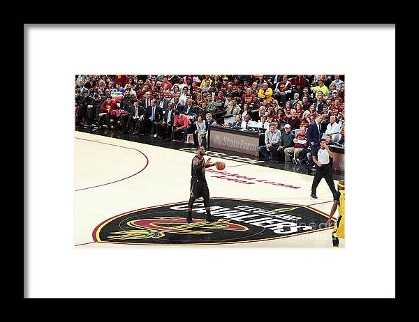 Lebron James Framed Print featuring the photograph Lebron James by Nathaniel S. Butler