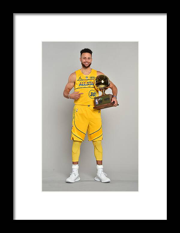 Atlanta Framed Print featuring the photograph Stephen Curry by Jesse D. Garrabrant