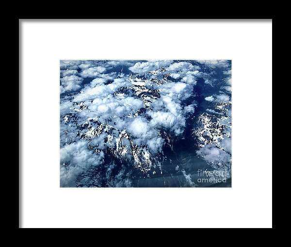 Apple Iphone 7 Plus Framed Print featuring the photograph 3025DXO British Columbia Canada landscape from the sky by Amyn Nasser Photographer