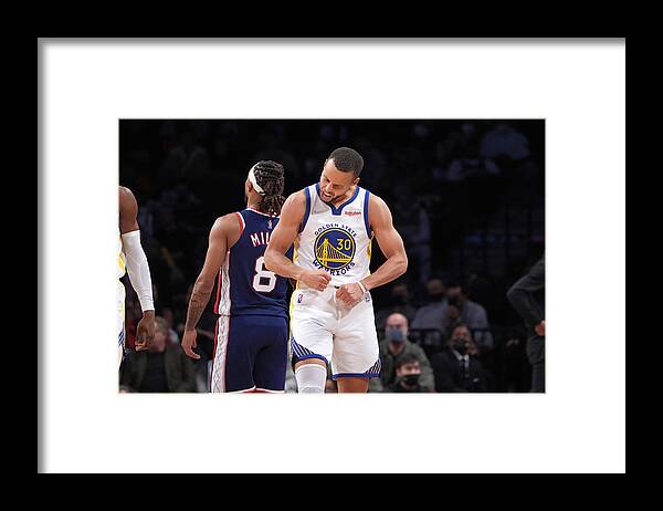 Stephen Curry Framed Print featuring the photograph Stephen Curry #31 by Jesse D. Garrabrant