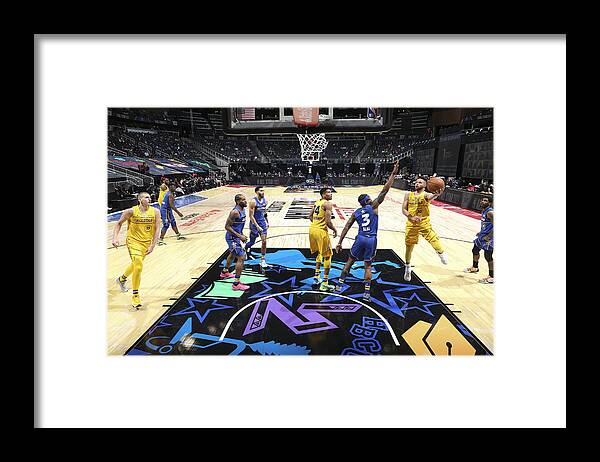 Stephen Curry Framed Print featuring the photograph Stephen Curry #32 by Nathaniel S. Butler