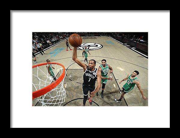 Kevin Durant Framed Print featuring the photograph Kevin Durant #33 by Nathaniel S. Butler