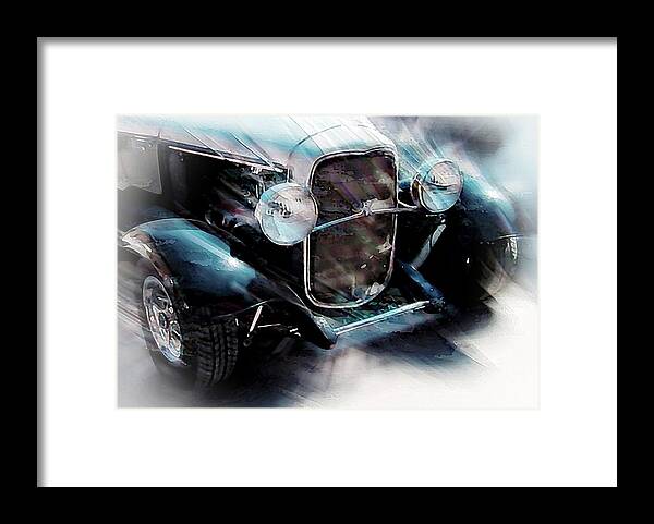 Ford Framed Print featuring the digital art 34 Ford by David Manlove