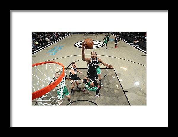 Kevin Durant Framed Print featuring the photograph Kevin Durant #34 by Nathaniel S. Butler