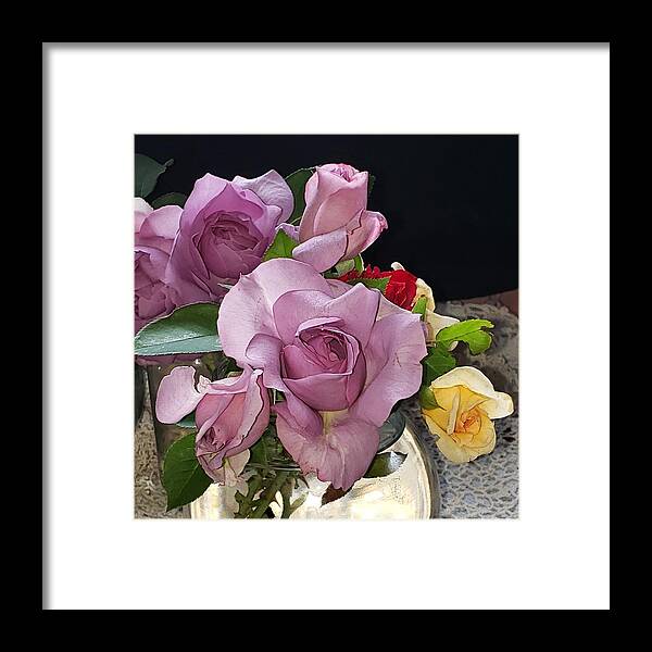 Rose bouquet Framed Print by Belinda Wilson - Pixels