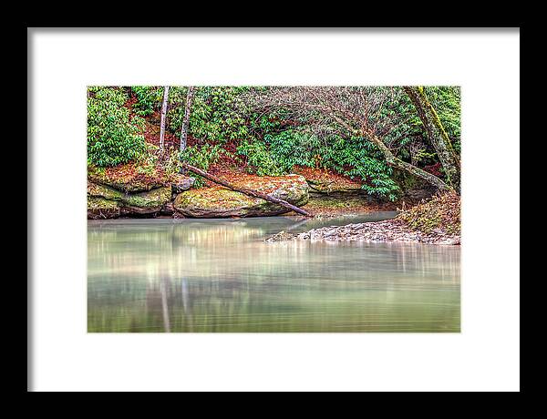 Creek Framed Print featuring the photograph Around The Bend by Ed Newell