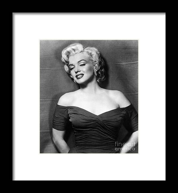 20th Century Framed Print featuring the photograph Marilyn Monroe #35 by Granger
